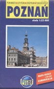 Poznań plan miasta 1:22.000 z roku 1999