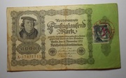 stary banknot rzadki Niemcy 50000 Marek 1922