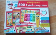 Mówiące pióro Clementoni 500 pytań litery i słowa 