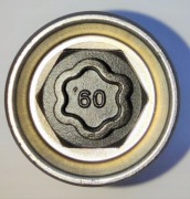 Nasadka, śruba zabezpiecz. złodziejka BMW wzór 60