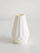 Nowoczesny Wazon z Tworzywa Nietłukący Biały Idealny do Salonu/Łazienki