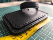 Portfel + bransoletka ze skóry