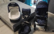 Wózek 3w1 Euro-Cart Passo Sport plus ISOFIX