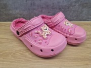 Rozmiar 30 buty piankowe chodaki ocieplane dla dziewczynki