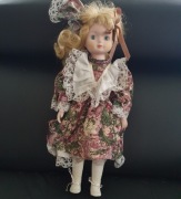 STARA LALKA PORCELANOWA KOLEKCJONERSKA RETRO 41 CM