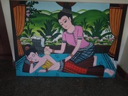 Obraz olejny "Masaż"