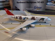 BOEING B 747-451 NORTHWEST 1:400 GEMINI JETS