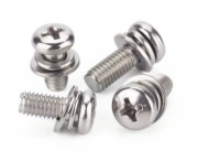 Śruba M3x10 główka półkulista z podwójną podkładką 10 szt