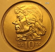 10 zł Tadeusz Kościuszko z 1973 roku ładna moneta nr. 578