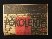 1955 Pokolenie Plakat Filmowy Łomnicki Janczar Modrzyńska Wajda 297 mm