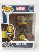 Funko Pop Marvel Iron Man Model 39 (GITD) #555