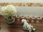 Cristal Darques France Premium kryształowe szampanówki Retro kpl