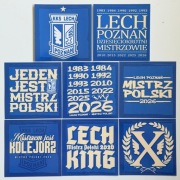 Vlepki 8x8, Lech Poznań, Tifo, 16 sztuk.