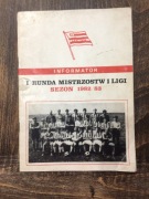 KS Cracovia Informator I rundy mistrzostw I ligi sezon 1982/83