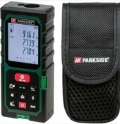 Niemiecki Dalmierz Laserowy z etui zasilany na wymienne baterie AAA