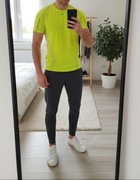 Męska koszulka rowerowa Domyos neonowa jaskrawa M