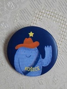 Przypinka metalowa - Koszyce miasto na Słowacji