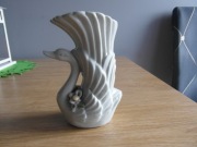 Wazon ceramiczny łabędź z PRL - u