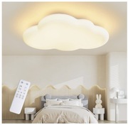 LAMPA SUFITOWA LED DO SYPIALNI, SALONU, POKOJU ŚCIEMNIALNA Z PILOTEM 45W