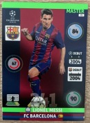 PANINI CHAMPIONS LEAGUE 2014/15 KARTA MASTER LIONEL MESSI