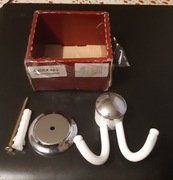 Wieszak podwójny Andex biały