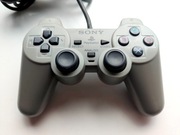 * Kontroler Pad Joystick Playstation 2 PS2 Szary SCPH-1180 * Retro_Fanatic 