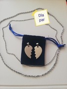 Naszyjnik łańcuszek serce