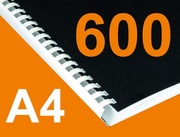 Podręcznik ksero A4 mono do 600 stron + bindowanie