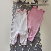 śpiochy, śpioszki niemowlęce, r. 62, 2-pak, zestaw