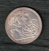 1 korona 1887 Królowa Wiktoria KOPIA bardzo ładna