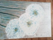 Mlecze obraz akrylowy , duży 70/60