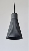 Betonowa lampa wisząca ryflowana–downlight –handmade loft.Industrial.Kolory