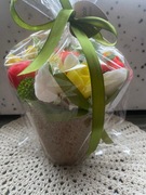 Bukiet kwiatów mydlanych