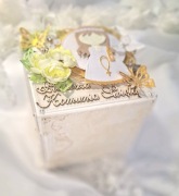 Pudełko Komunijne Pudełko Komunię Świętą Pudełko Ręcznie robione Komunia