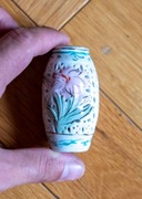 Mini flakoniki PRL porcelana wazon wazonik małe wazoniki porcelanowe 