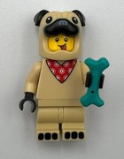 LEGO Minifigurka Pug Costume Guy col21-5 z Serii 21 (71029)
