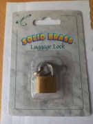 ZESTAWA po 5 szt. SOLID BRASS Luggage Metal Lock 