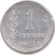 ARGENTYNA 1 centavo 1973 KM# 64, XF