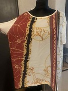 Bluzka tunika top oversize duża wzory łańcuchy krótki rękaw