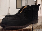 Skóra męskie buty 42 zamsz do kostki super jakość czarne Royal Republiq