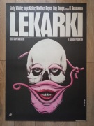 Oryginalny polski plakat filmowy - Lekarki, Jakub Erol, 1985