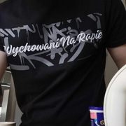 T-shirt Koszulka Wychowani na Rapie r. S