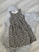 Sukienka dziewczęca w panterkę H&M 134/140 cm