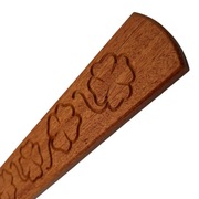 Packa wykonana z drewna egzotycznego angelim pedra - czterolistna koniczyna