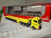 Herpa MAN TGX z naczepą balastową Ley Krane