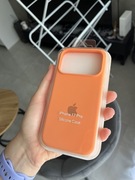 Case iPhone 17 Pro etui silikonowe nowe logo apple orange pomarańczowe