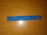 Grzebień do włosów potrójny grzebyk niebieski 16cm PRL