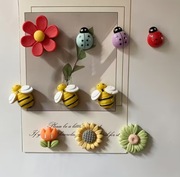 Wiosenny zestaw magnesów Biedronka | Kwiat | Magnes | Wiosna