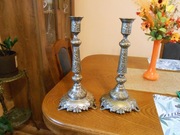 Stare Przedwojenne Świeczniki  38 cm, Warszawa , NORBLIN, zgodne Numery 