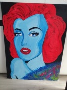 Obraz ręcznie malowany Merlin Monroe 